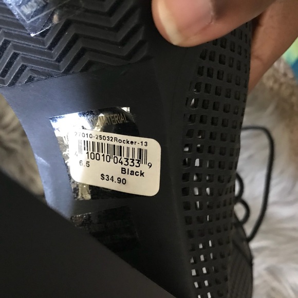 Black Rocker platform heels - Picture 3 of 3